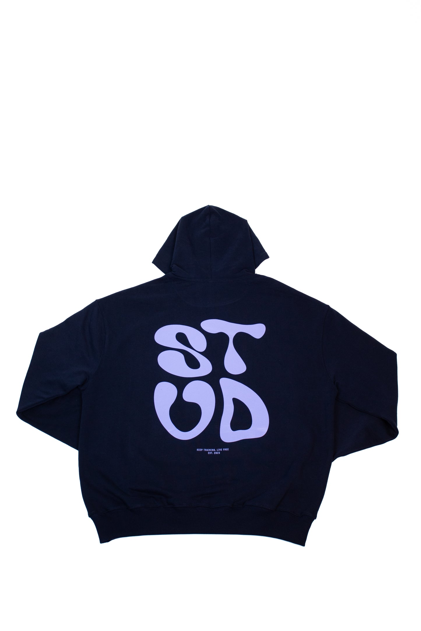 The Hoodie | Blue Navy + Lilac, Bubble Series