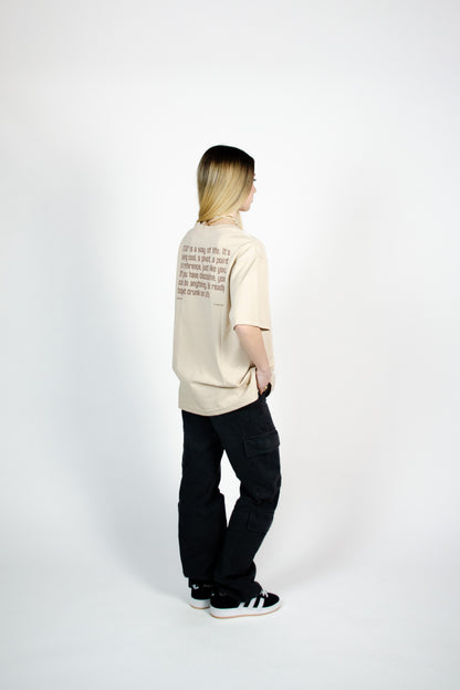 Philosophy Tee | Ivory + Tobacco