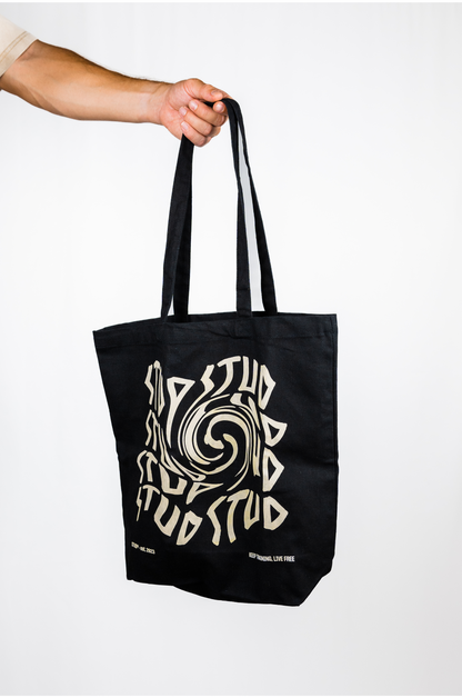 Classic Bag | Black + Sand, Swirl Series