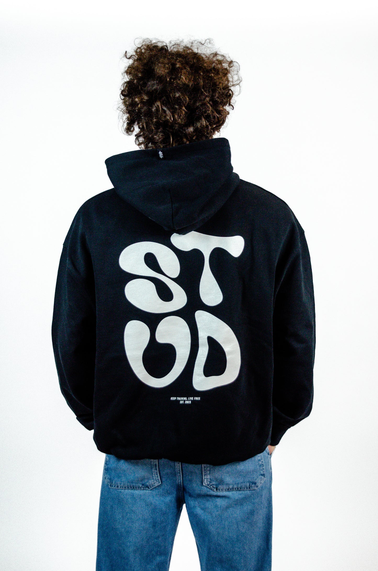 The Hoodie | Black + Sand, Bubble Series