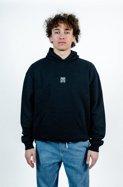 The Hoodie | Black + Sand, Bubble Series