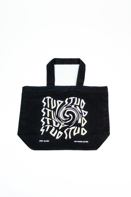 Summer Bag | Black + Sand, Swirl Series