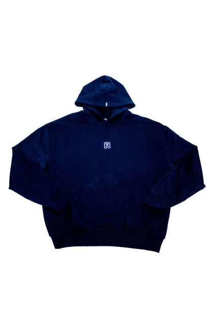 The Hoodie | Blue Navy + Lilac, Bubble Series